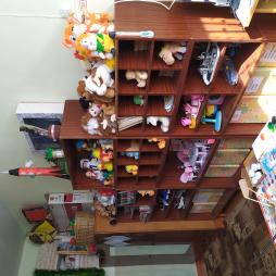 Наглядно-дидактические пособия и методическая литература находится в методическом кабинете. Библиотечный фонд представлен методической литературой по всем образовательным областям основной общеобразовательной программы, детской художественной литературой, периодическими изданиями, а также другими информационными ресурсами на различных электронных носителях. В каждой возрастной группе имеется банк необходимых учебно-методических пособий, рекомендованных для планирования воспитательно-образовательной работы в соответствии с обязательной частью ООП.
Наглядно-дидактические пособия:
•	серии «Мир в картинках», «Рассказы по картинкам», «Расскажите детям о...», «Играем в сказку», «Грамматика в картинках», «Искусство детям»;
•	картины для рассматривания, плакаты;
•	комплексы для оформления родительских уголков;
Оборудование и оснащение методического кабинета достаточно для реализации образовательных программ. В методическом кабинете созданы условия для возможности организации совместной деятельности педагогов. Однако кабинет недостаточно оснащен техническим и компьютерным оборудованием.